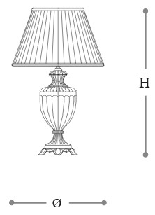 Lampe-8092-Opera-Italamp-Lampe-de-Table-Dimensions